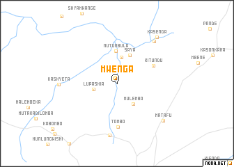 map of Mwenga