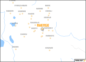 map of Mwenge