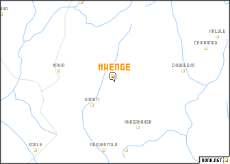 map of Mwenge