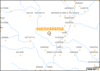 map of Mwenikapansa