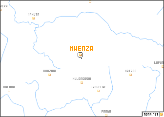 map of Mwenza