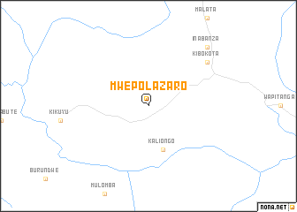 map of Mwepo Lazaro