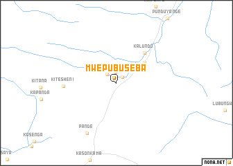 map of Mwepu-Buseba