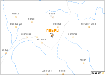 map of Mwepu