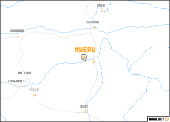 map of Mwepu