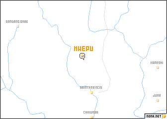 map of Mwepu