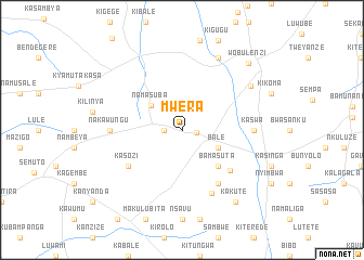 map of Mwera