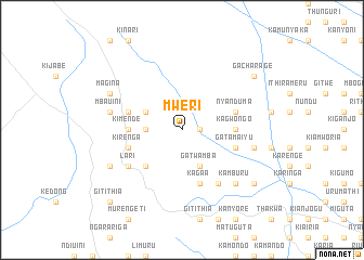 map of Mweri