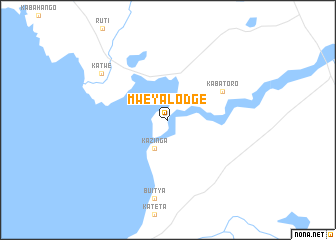 map of Mweya Lodge