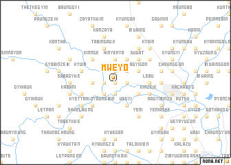 map of Mweyo