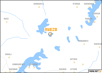 map of Mweza