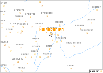 map of Mwiburaniro