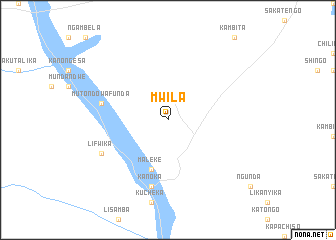 map of Mwila