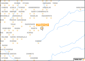 map of Mwinama