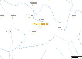 map of Mwindula