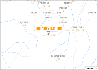 map of Mwininyilamba