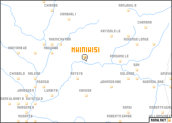 map of Mwiniwisi