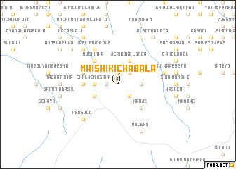 map of Mwishiki Chabala