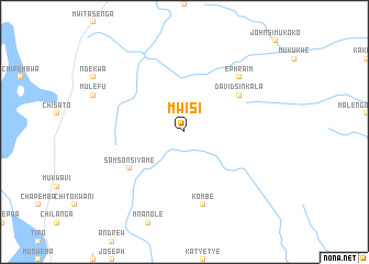 map of Mwisi