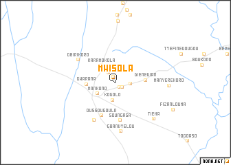 map of Mwisola