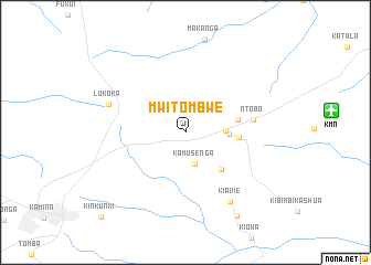 map of Mwitombwe