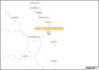 map of Mwiya wa Sianga