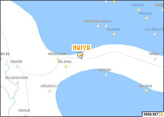 map of Mwiya