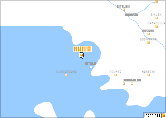 map of Mwiya
