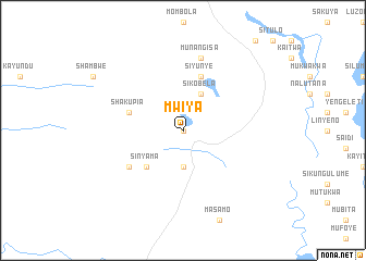 map of Mwiya