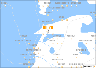 map of Mwiya