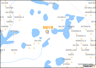 map of Mwiya