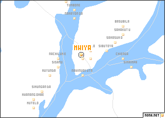 map of Mwiya