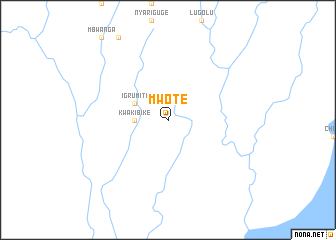 map of Mwote