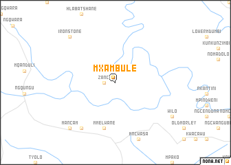 map of Mxambule