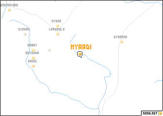 map of Myaadi