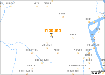 map of Mya-aung