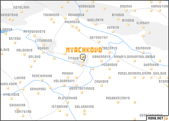 map of Myachkovo