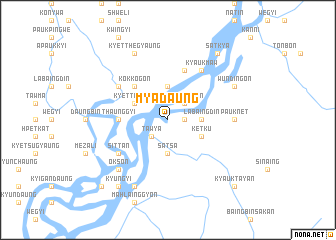 map of Myadaung
