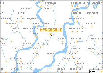 map of Myagogale