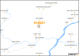 map of Myagry