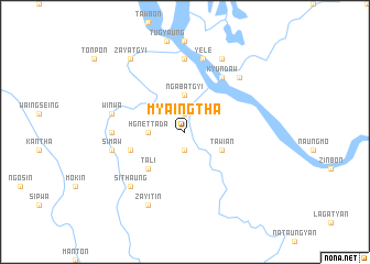 map of Myaingtha