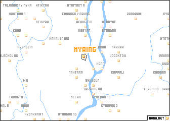 map of Myaing