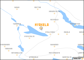 map of Myakela