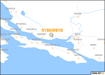 map of Myakipaya