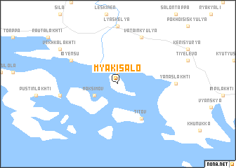 map of Myakisalo