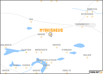 map of Myakishevo