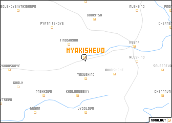 map of Myakishevo