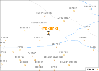 map of Myakon\