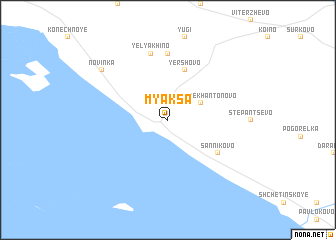 map of Myaksa