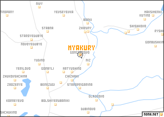 map of Myakury
